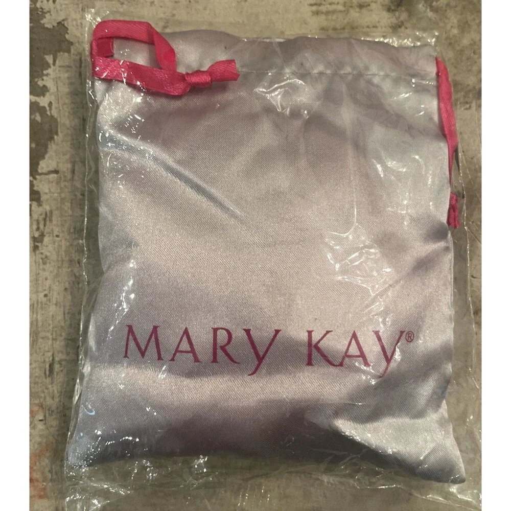 Mary Kay Eye Silk Sleep Mask with Drawstring Storage Bag, Pink New In Sealed Bag